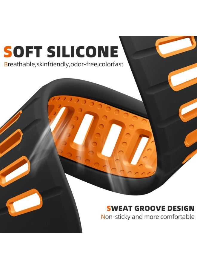 HaDoii Sport Band for Galaxy Watch Ultra Bands(2025/2024),Compatible with Samsung Watch Ultra Band,Soft Silicone Breathable Waterproof Loop Replacement Strap for Galaxy Ultra Watch Band 47mm for Men - Image 3